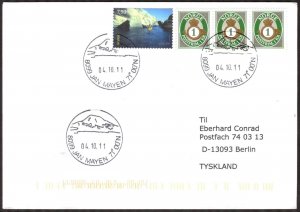 {A183} Norway 2011 Icebergs Jan Mayen Cover