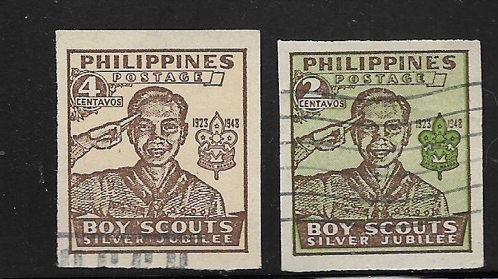 PHILIPPINES, 528-529, USED, BOY SCOUT