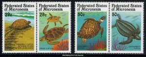 Micronesia Scott 135a, 137a Mint never hinged.