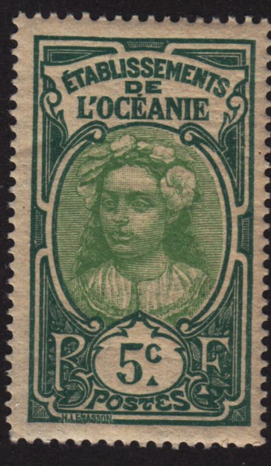 French Polynesia 24 Tahitian Girl 1913