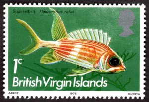 1975, British Virgin Islands 1c, MNH, Sc 285