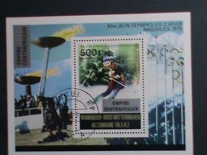 CENTRAL AFRICA-1976- WINTER OLYMPIC GAMES INNSBRUCK'76- CTO S/S VERY FINE