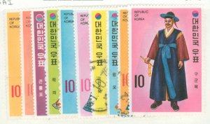 Korea #859-868 Used Single (Complete Set)