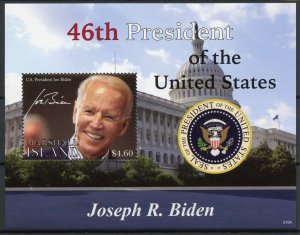 Marshall Islands 2021 MNH Joe Biden Stamps 46th US Presidents Politicians 1v S/S