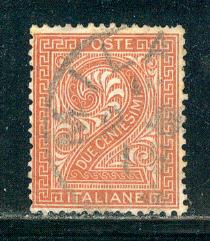 Italy Scott # 25, used