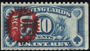 SC#RF23 10¢ Playing Card Stamp: Precancel U.S.P.C.Co. (1929) Used