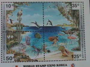 ​NETHERLANDS-ANTILLES-1994-  WORLD STAMP EXPO KOREA'94-MNH -S/S VF LAST ONE