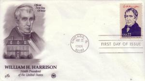 U.S. FDC Sc.# 2216i William H. Harrison, Artcraft L604