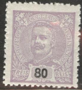 Portugal Scott 123 MH* from 1899-1905 King Carlos set