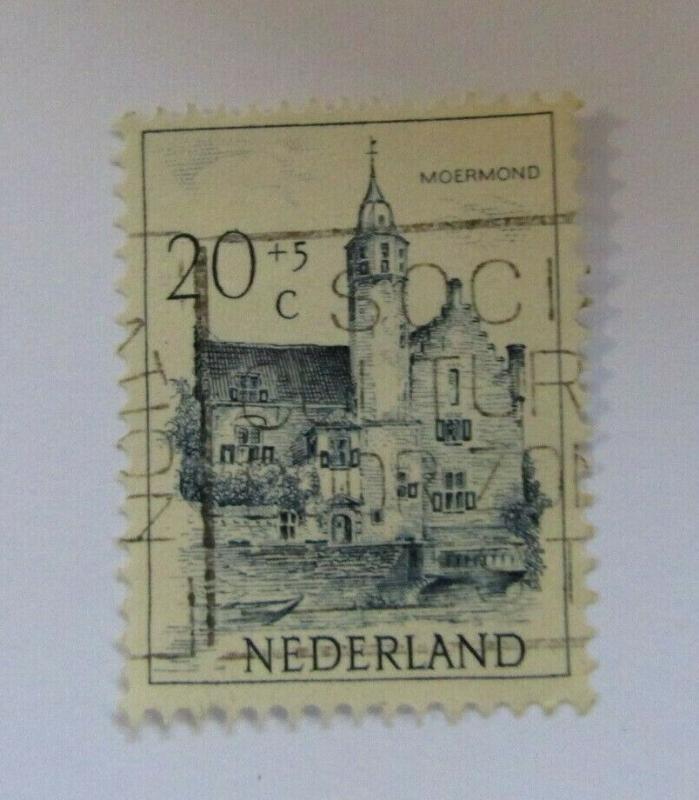 Netherlands SC #B228  MOERMOND CASTLE   Used stamp