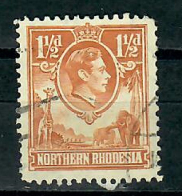 Northern Rhodesia #30 used single