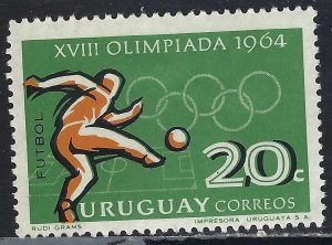 Uruguay 722 MOG THIN OLYMPICS Z6261