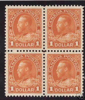 Canada #122 XF/NH Block  **With Certificate**