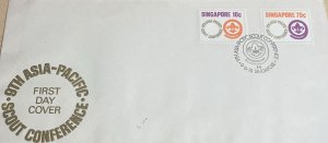 O) 1974 SINGAPORE, ASIA PACIFIC SCOUT CONFERENCE, FDC XF