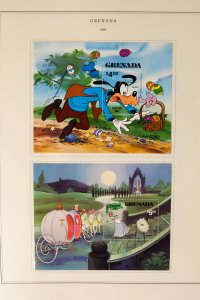 Grenada Mint NH 1980s Disney Stamp Collection