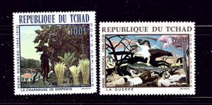 Chad C43-44 MNH 1968 Paintings