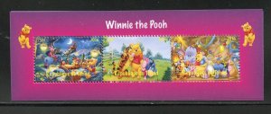 CHAD  2014-2016 DISNEY WINNIE THE POOH SET OF THREE SHEETS MINT NEVER HINGED