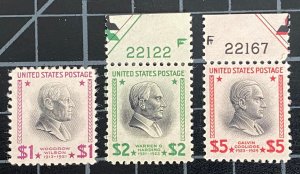 US Stamps - SC# 833 - 834 - MOGH  - SCV - $63.00