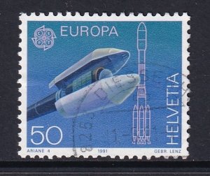 Switzerland  #890  used 1991  Europa  50c