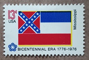 United States #1652 13c Mississippi State Flag MNG (1976)