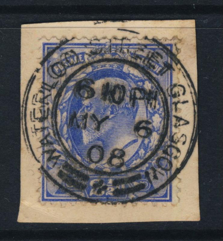 GB KEVII - SG230 2d ULTRAMARINE CANCELLED WATERLOO STREET GLASGOW CDS