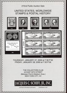 United States, Worldwide Stamps & Postal History, Schiff 272