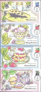 #3294-97 Fruit Berries Collins FDC Set