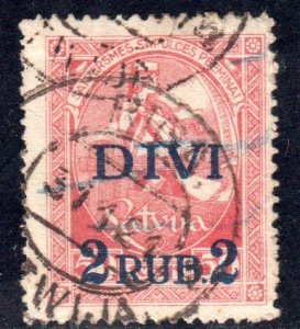 Latvia #90    used