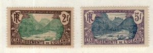 French Polynesia Scott 53-54 Mint hinged [TH1166]