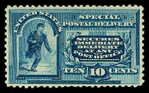 U.S. SPECIAL DELIVERY E2  Mint (ID # 62620)