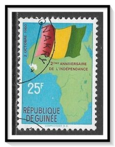 Guinea #203 UPU Independence Anniversary CTO Used