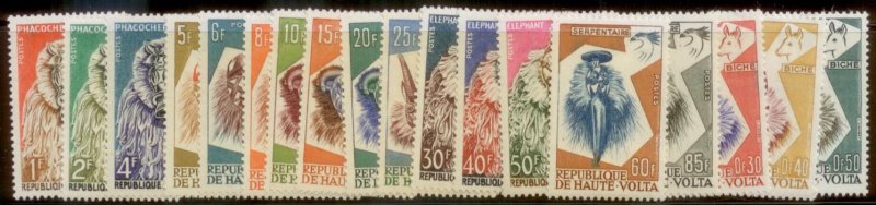 Burkina Faso 1960 SC# 71-88 MNH L163