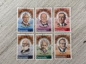 Grenada #827-832, Used Nobel Prize Winners  2024 SCV $1.85