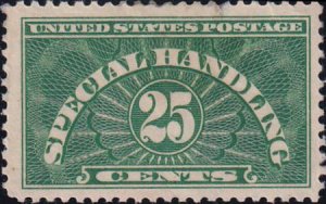 US QE4 Var Special Handling Mint F-VF AT Attached - Thin Spot + Dist. OG