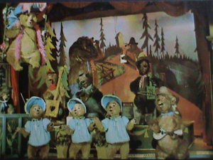 ​UNITED STATES-DISNEY PC-CLASSIC COUNTRY BEAR JAMBOREE-MUSIC BAND - POST CARD