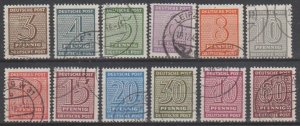 Michel:  126x/37x   used  1945   Cat  €  80.00