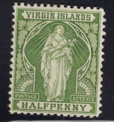 Virgin Islands  Scott 21 MH* Saint Ursula stamp