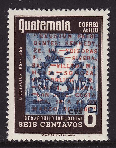 Guatemala #C266 F-VF Mint NH ** John F. Kennedy Meeting