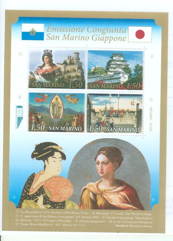 San Marino #1818  Single (Complete Set)
