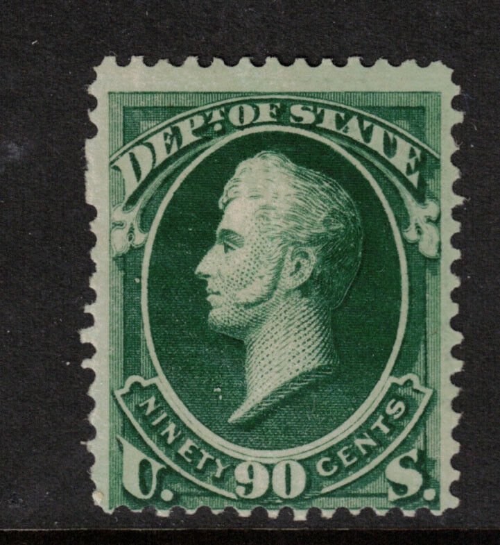 USA #O67 Mint Fine Original Gum Hinge Remnant