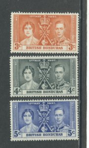 British Honduras 112-4 MNH cgs