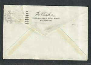 1951 Prexie Cover 10c Tyler New York NY Airmail