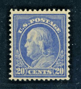 419, 20¢ Franklin, PSE graded VF 80 OGph certificate, SMQ $190