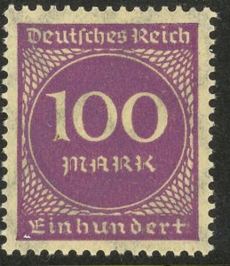 GERMANY 1922-23 100m Violet Inflation Issue Sc 229 MNH