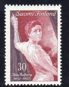 FINLAND #351  1957  IDA ELBERG    MINT  VF NH  O.G