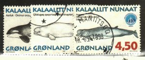 Greenland #303, 305-6 whales used