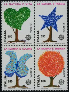 Italy 1672 MNH EUROPA, Trees