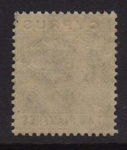 CYPRUS 1922 KGV SG 92 MH