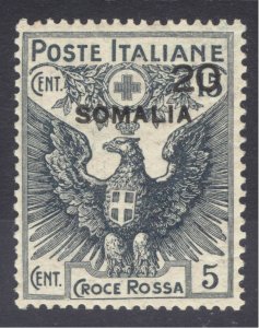 Somalia 1916 20c on 15c +5c Slate Scott B4 SG 22 VLMM/MVLH Cat $55