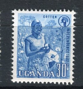 UGANDA; 1962 early Independence issue fine MINT MNH 30c. value